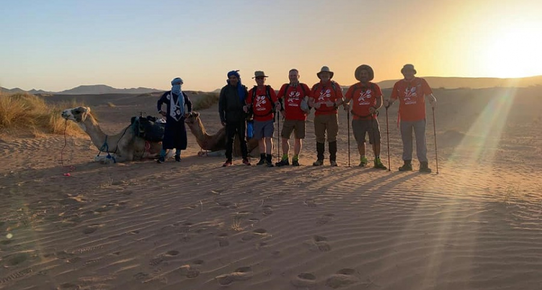 Locals prepare for Sahara trek