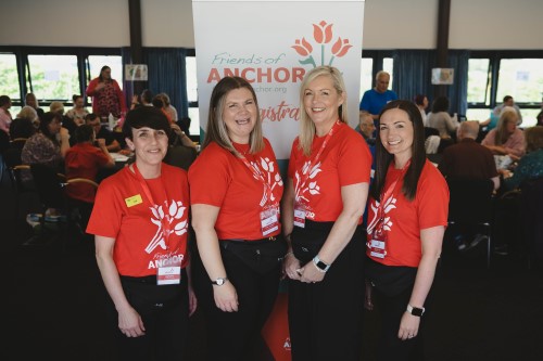 A photo of Friends of ANCHOR's wellbeing team